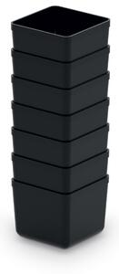 Prosperplast Sada úložných boxů 7 ks UNITEX 5,5 x 5,5 x 16,5 cm černá