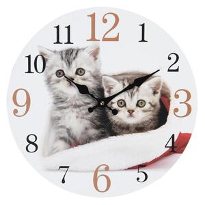 Clayre eff Nástěnné hodiny CATS