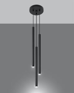 Sollux Lighting Závěsná lampa - Pastelo 3P - černá