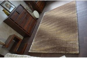 Kusový koberec Shaggy SPACE 3D B222 světle hnědá velikost 120x170 cm | krásné koberce cz
