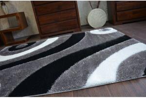 Kusový koberec Shaggy SPACE 3D B314 šedá velikost 160x220 cm | krásné koberce cz