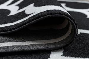 Koberec SKETCH F730 vzor Marocký jetel, Mříž černo krém velikost 240x330 cm | krásné koberce cz