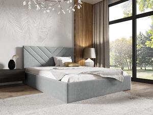 Čalouněná postel LIVO, 90x200 cm Odstín látky Trinity: (2301) Krémová bíla - eTapik