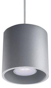 Závěsné svítidlo Orbis, 1x šedé kovové stínítko