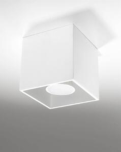 Stropní svítidlo Quad, 1x bílé kovové stínítko