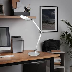 Stolní lampa LED Office, stříbrná, CCT