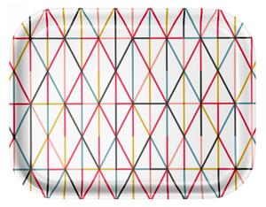 Vitra designové podnosy Classic Tray Medium - Grid Multicolour