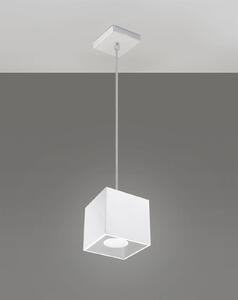 Závěsné svítidlo Quad 1, 1x bílé kovové stínítko