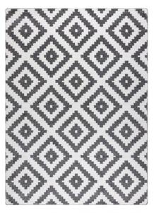 Koberec SKETCH F998 Čtverce, krém šedý velikost 160x220 cm | krásné koberce cz