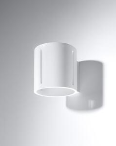 Nástěnné svítidlo Inez, 1x bílé kovové stínítko