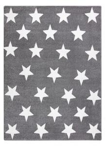 Koberec SKETCH FA68 šedá/krém Hvězdy velikost 160x220 cm | krásné koberce cz