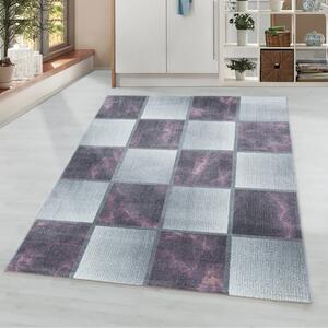 Moderní kusový koberec Ottawa 4201 lila | Vícebarevná Typ: 80x150 cm