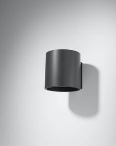 Nástěnné svítidlo Orbis, 1x tmavě šedé kovové stínítko