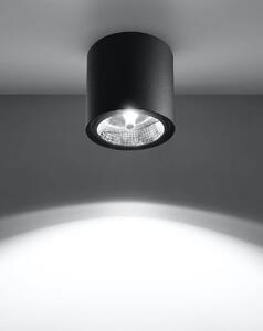 Stropní svítidlo Tiube, 1x černé kovové stínítko