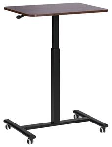 Manuálně nastavitelný stojan na notebook ACADEMIA Tmavě hnědá 65 cm 48 cm s koly