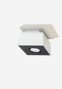 Stropní svítidlo Mono 1, 1x bílé/černé kovové stínítko