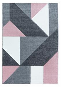 Moderní kusový koberec Ottawa 4205 pink | Vícebarevná Typ: 120x170 cm