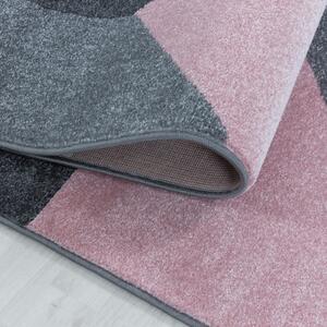Moderní kusový koberec Ottawa 4205 pink | Vícebarevná Typ: 80x150 cm