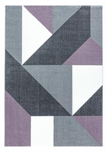 Moderní kusový koberec Ottawa 4205 lila | Vícebarevná Typ: 160x230 cm