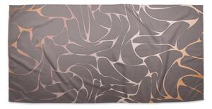 Sablio Ručník Béžové vzorce - 70x140 cm
