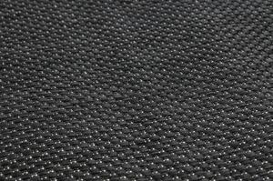Koberec FLAT 48663/090 SISAL černá HLADKÝ velikost 120x170 cm | krásné koberce cz