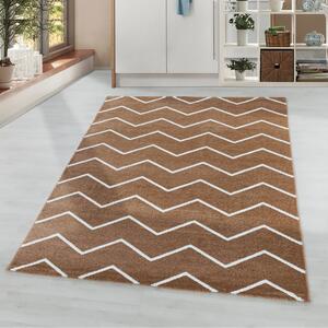 Moderní kusový koberec Rio 4602 copper | Hnědá Typ: 80x250 cm