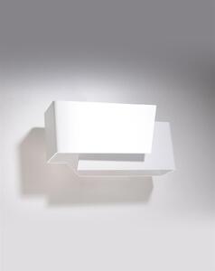 Nástěnné svítidlo Piegare, 1x bílé kovové stínítko