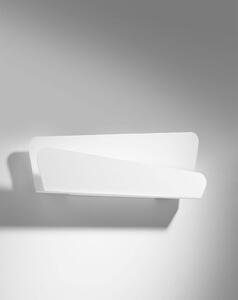 Nástěnné svítidlo Bascia, 1x bílé kovové stínítko