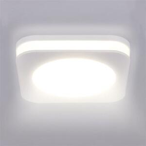 LED podhledové svítidlo, 6W, 420lm, 4000K, IP44, čtvercové