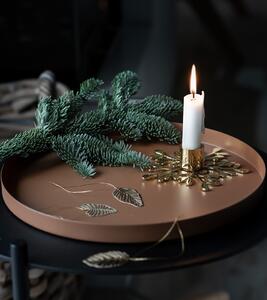 COOEE Design Svícen Mistletoe - Brass CED315