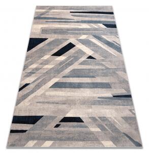 Makro Abra Vlněný kusový koberec NAIN 7706/51655 Geometrický béžový modrý Rozměr: 80x150 cm