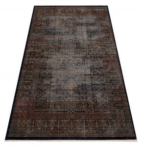 Makro Abra Koberec klasický vlněný KESHAN 1251/53511 zlatý modrý Rozměr: 80x145 cm