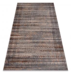 Makro Abra Vlněný kusový koberec NAIN 1277/51655 béžový šedý hnědý Rozměr: 80x150 cm