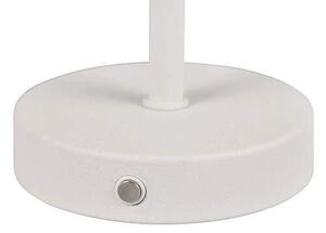 Trio Leuchten R59151131 JEFF - Stmívatelná nabíjecí přenosná lampička v bílé barvě, LED 1,5W, 3000K (Nabíjecí přenosná lampička vhodná k do ložnice k posteli, nebo do obýváku)