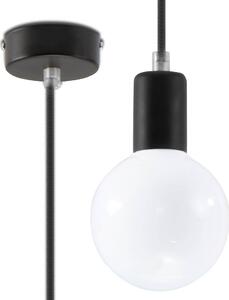 Sollux Lighting Závěsná lampa - Edison - černá
