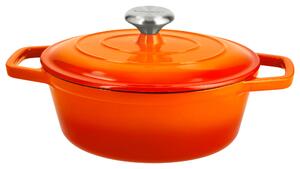 Silvercrest® Litinový hrnec Premium, Ø 25 cm (oranžová) (100409461005)