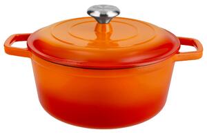 Silvercrest® Litinový hrnec Premium, Ø 26 cm (oranžová) (100409470005)