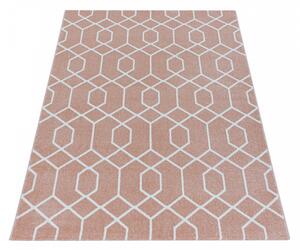 Moderní kusový koberec Efor 3713 rose | Růžová Typ: 160x230 cm