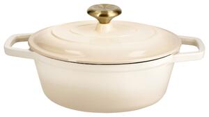 Silvercrest® Litinový hrnec Premium, Ø 25 cm (krémová) (100409461004)