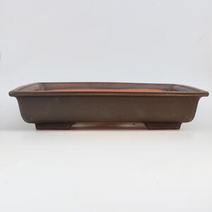 E-bonsai Keramická Miska 36 x 23 x 8 cm hnědá