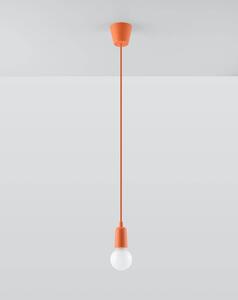 Sollux Lighting Závěsná lampa - Diego 1 - oranžová