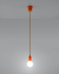 Sollux Lighting Závěsná lampa - Diego 1 - oranžová