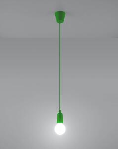 Sollux Lighting Závěsná lampa - Diego 1 - zelená