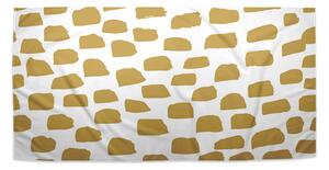 Sablio Ručník Zlaté tahy štětcem - 30x50 cm