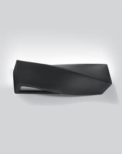 Nástěnné svítidlo Sigma, 1x černé keramické stínítko