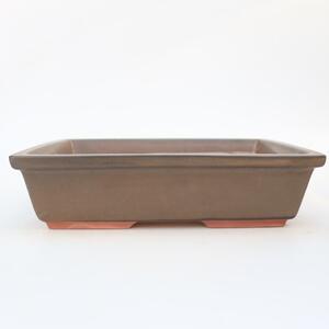 E-bonsai Keramická Miska 25,5 x 19 x 6,5 cm hnědá