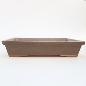 E-bonsai Keramická Miska 26 x 20 x 5 cm hnědá
