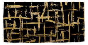Sablio Ručník Zlaté malování - 70x140 cm