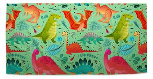 Ručník SABLIO - Dinosauři v trávě 30x50 cm