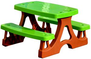 Tomido dětský stůl a židle pro zahradní domeček GREEN 0000000083